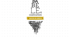 Desktop Screenshot of costruttoridibabele.net